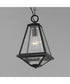 Prism 16 inch Outdoor Pendant Black