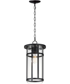 Clyde VX 1-Light Outdoor VX Hanging Pendant Black