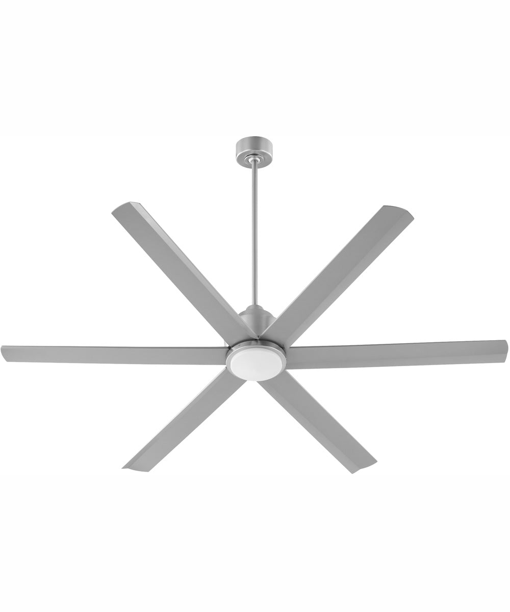 80" Titus Ceiling Fan Satin Nickel