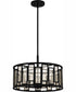 Quoizel Pendant Large 4-light Pendant Matte Black