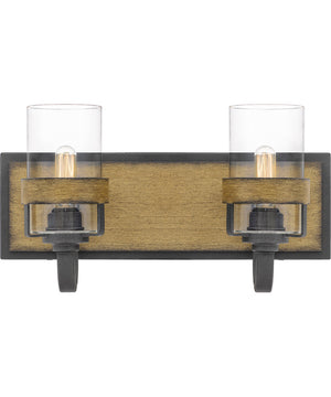 Finch Medium 2-light Bath Light Aged Walnut