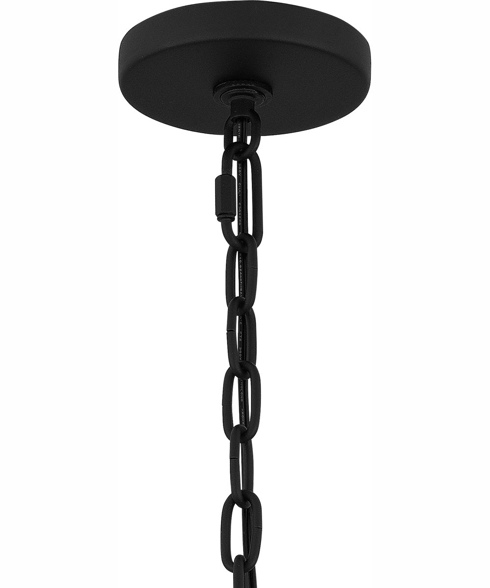 Thyme 1-light Mini Pendant Earth Black