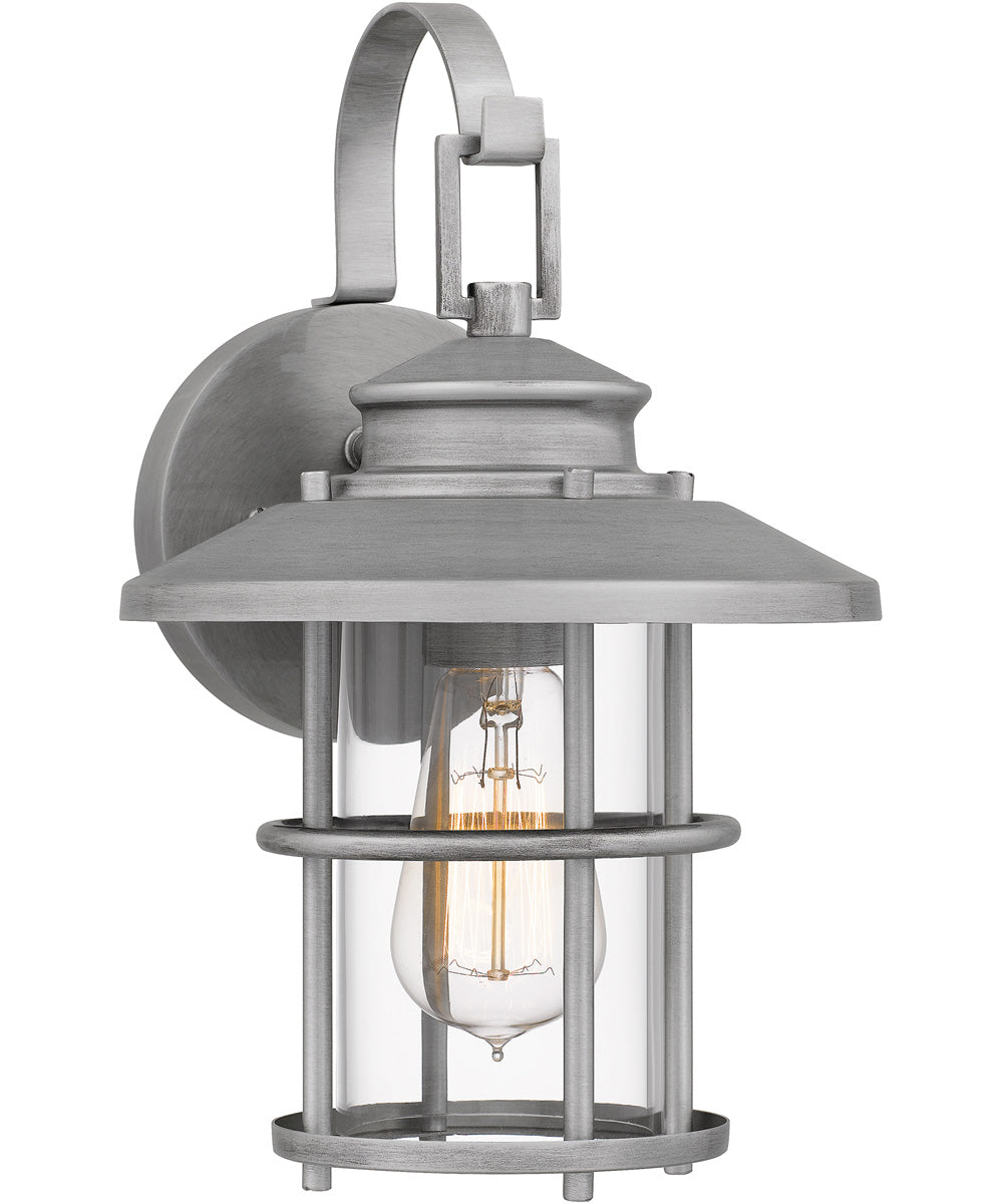 Lombard Small 1-light Outdoor Wall Light  Coastal Armour Aluminum Antique Brushed Aluminum