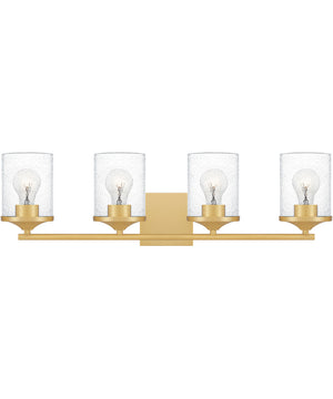 Abner Extra Large 4-light Bath Light Aged Brass