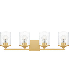Abner Extra Large 4-light Bath Light Aged Brass
