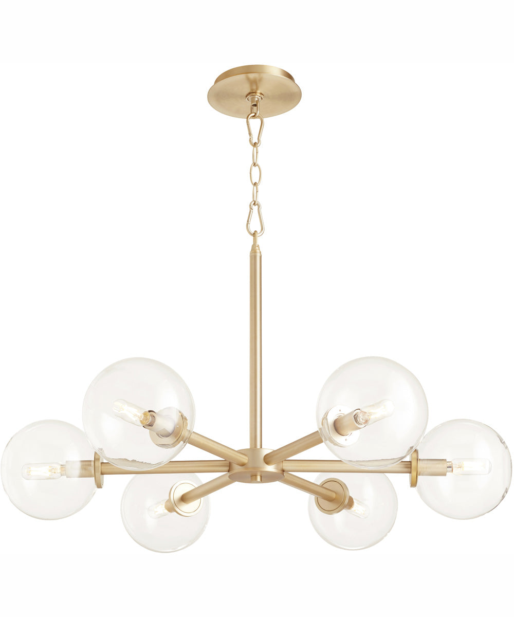 Rovi 6-light Chandelier Aged Brass