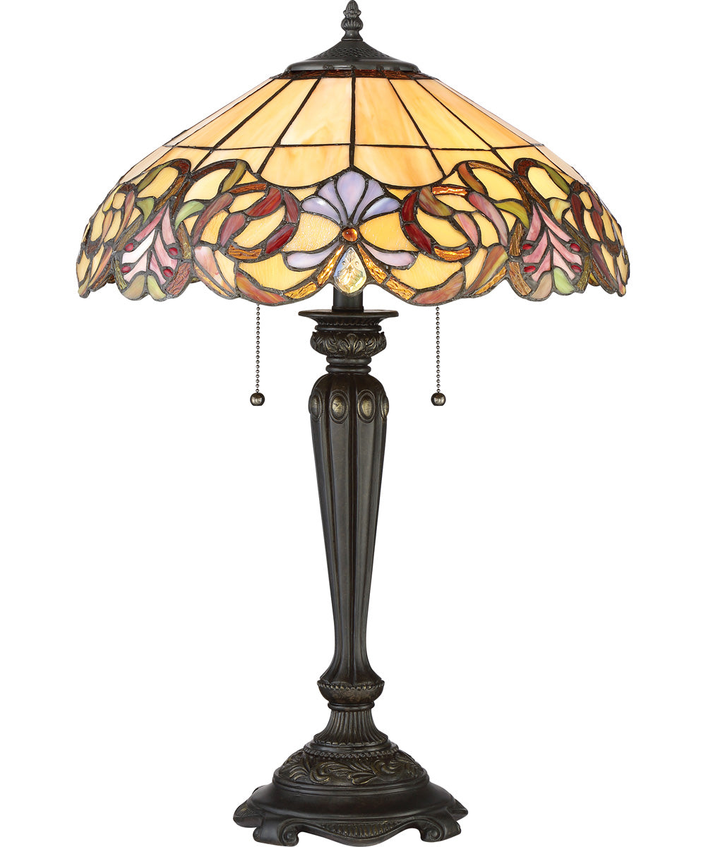 Blossom Small 2-light Table Lamp Imperial Bronze