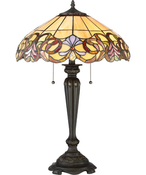 Blossom Small 2-light Table Lamp Imperial Bronze