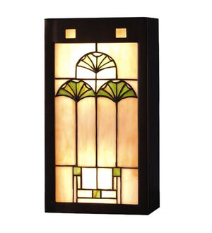 8"W Ginko Panel Sconce