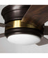 Harranvale 54" 5 Blade Fan w/ LED Light Antique Bronze