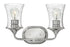 16"W Thistledown 2-Light Bath Two Light in Polished Nickel