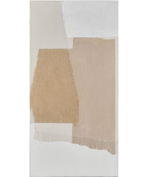 Taupe Abstract Wall Art