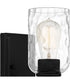 Acacia Small 1-light Wall Sconce Matte Black