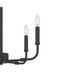 Abner 5-light Chandelier Matte Black
