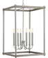 Fontayne 6-Light Farmhouse Pendant Light Brushed Nickel