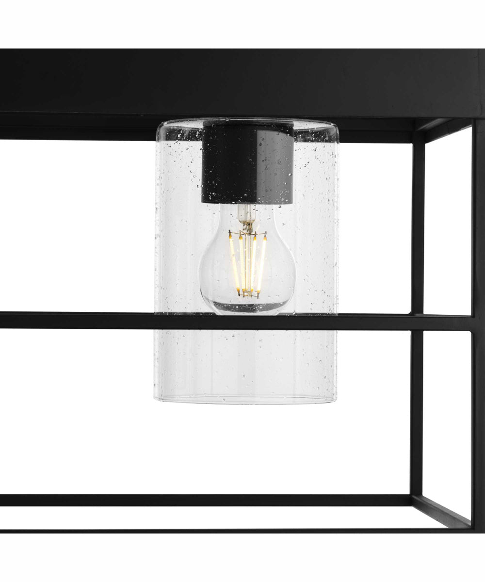 Burgess 4-Light Modern Farmhouse Island Light Matte Black