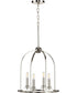 Seneca 4-Light Farmhouse Pendant Light Polished Nickel