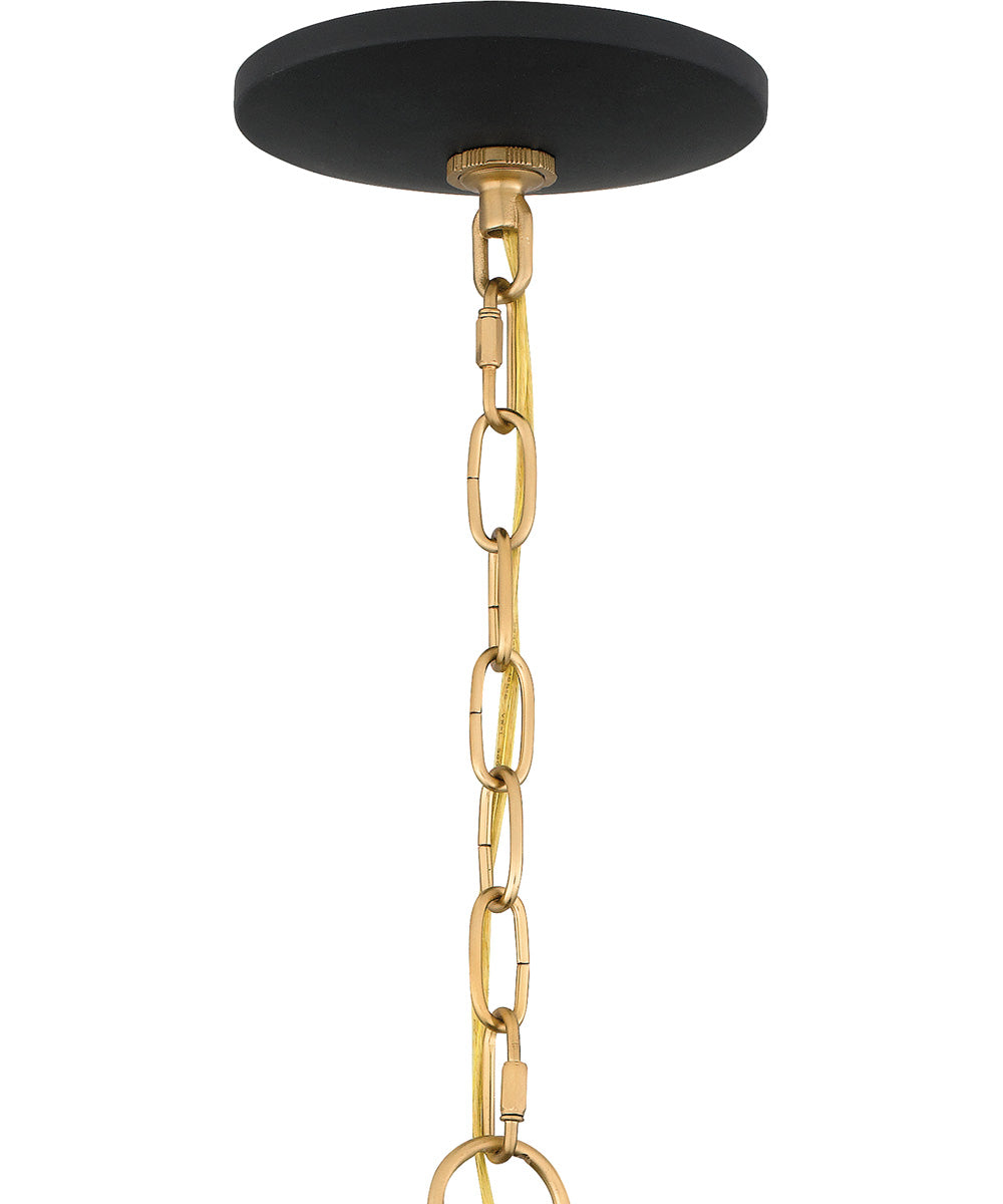 Quoizel Pendant 4-light Pendant Brushed Weathered Brass