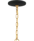 Quoizel Pendant 4-light Pendant Brushed Weathered Brass