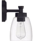Henning 1-Light Wall Sconce Flat Black
