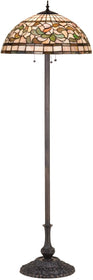 63"H Tiffany Turning Leaf Floor Lamp