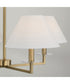 Gilda 4-Light Chandelier Aged Brass