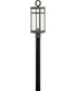 Porter 1-Light Medium Outdoor Post Top or Pier Mount Lantern 12v in Oil Rubbed Bronze