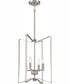 Shayna 4-Light Foyer Brushed Polished Nickel