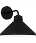 Rencher Large 1-light Outdoor Wall Light  Coastal Armour Aluminum Matte Black