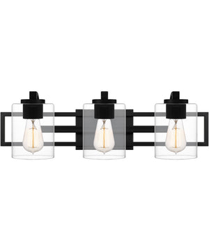 Lansdowne Large 3-light Bath Light Matte Black