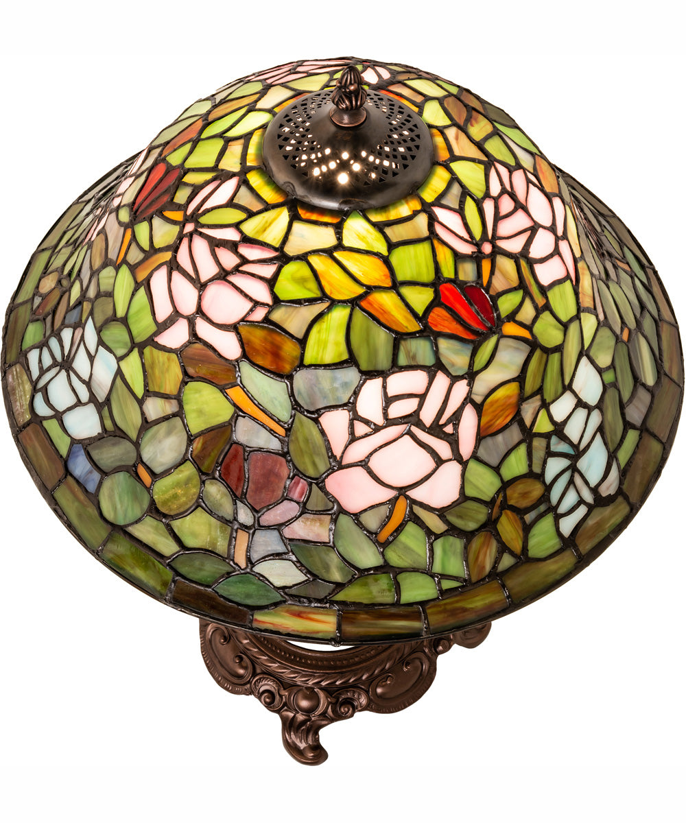 23" High Tiffany Rosebush Table Lamp