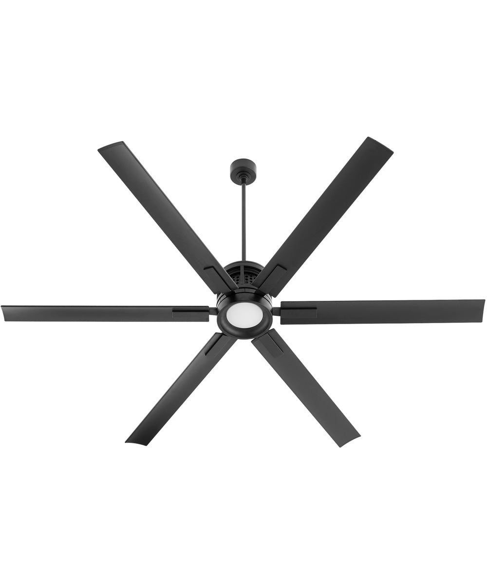 80" Zeus Patio Ceiling Fan Matte Black