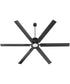 80" Zeus Patio Ceiling Fan Matte Black