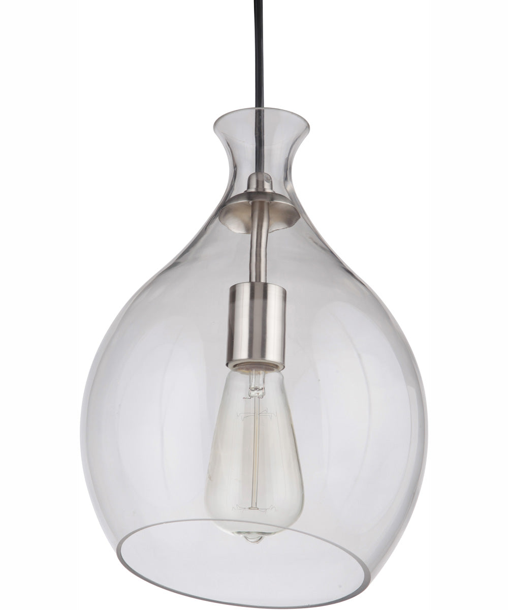 Pendant 1-Light Pendant Brushed Polished Nickel