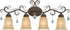 32"W Englewood 4-Light Bath Vanity Light French Roast