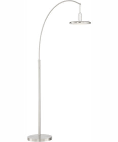 Sailee 1-Light Led Arch Lamp Brushed Nickel