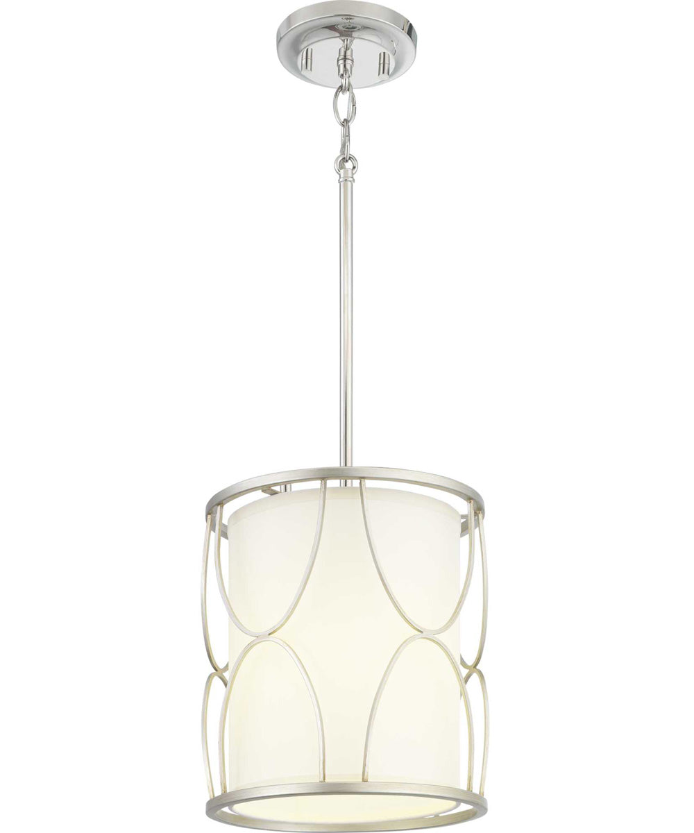 Landree 1-Light Mini-Pendant Silver Ridge