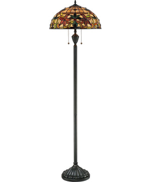 Kami Medium 2-light Floor Lamp Vintage Bronze