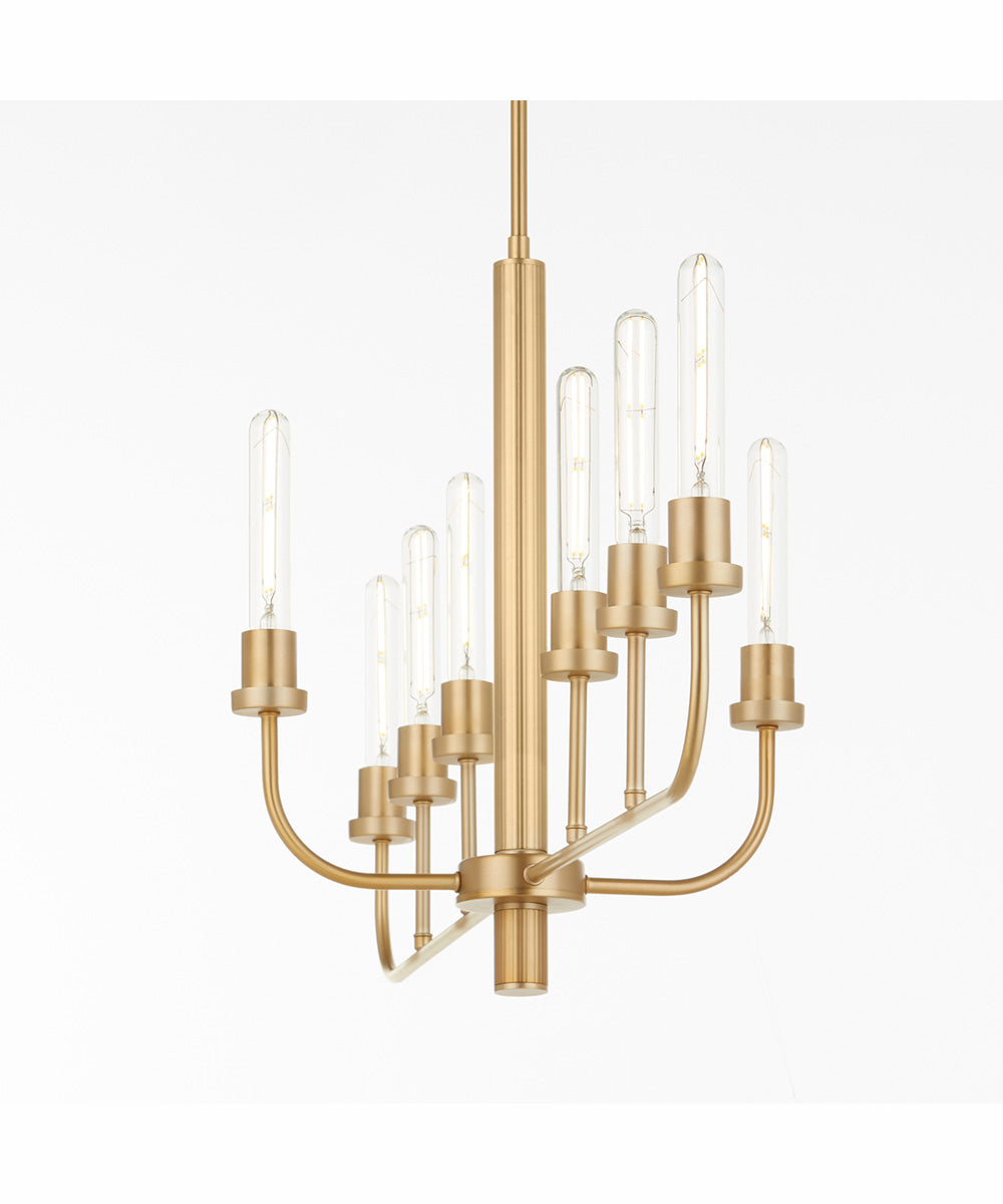 Sheridan 8-light Chandelier Aged Brass