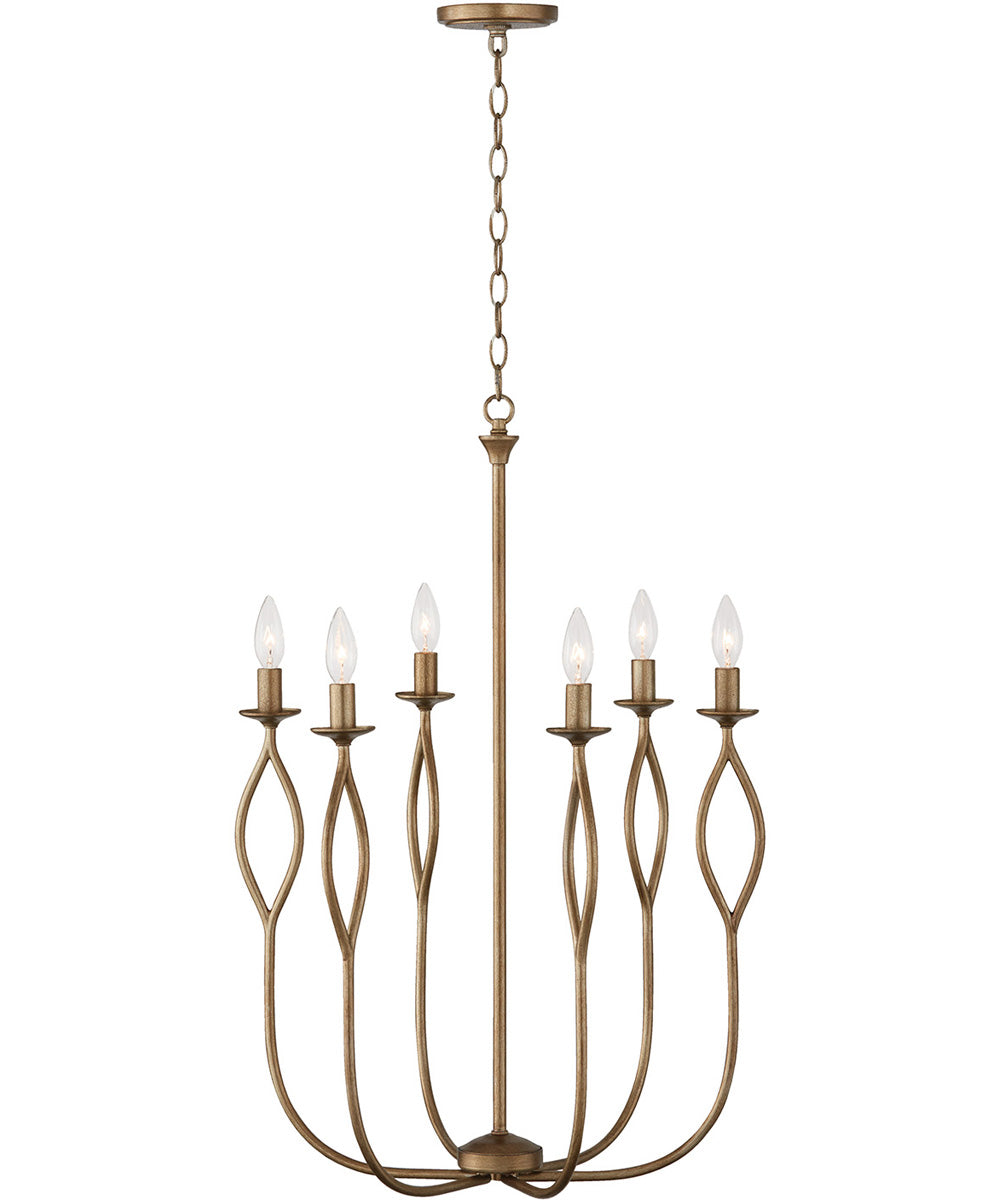 Cohen 6-Light Chandelier Mystic Luster