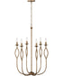 Cohen 6-Light Chandelier Mystic Luster