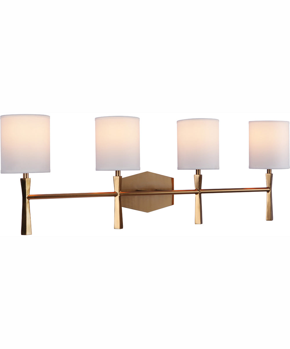 Chatham 4-Light Vanity Satin Brass