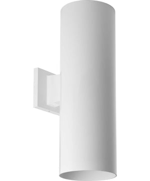 6" LED Outdoor Up/Down Wall Cylinder White