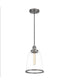 Leo Small 1-light Mini Pendant Antique Nickel