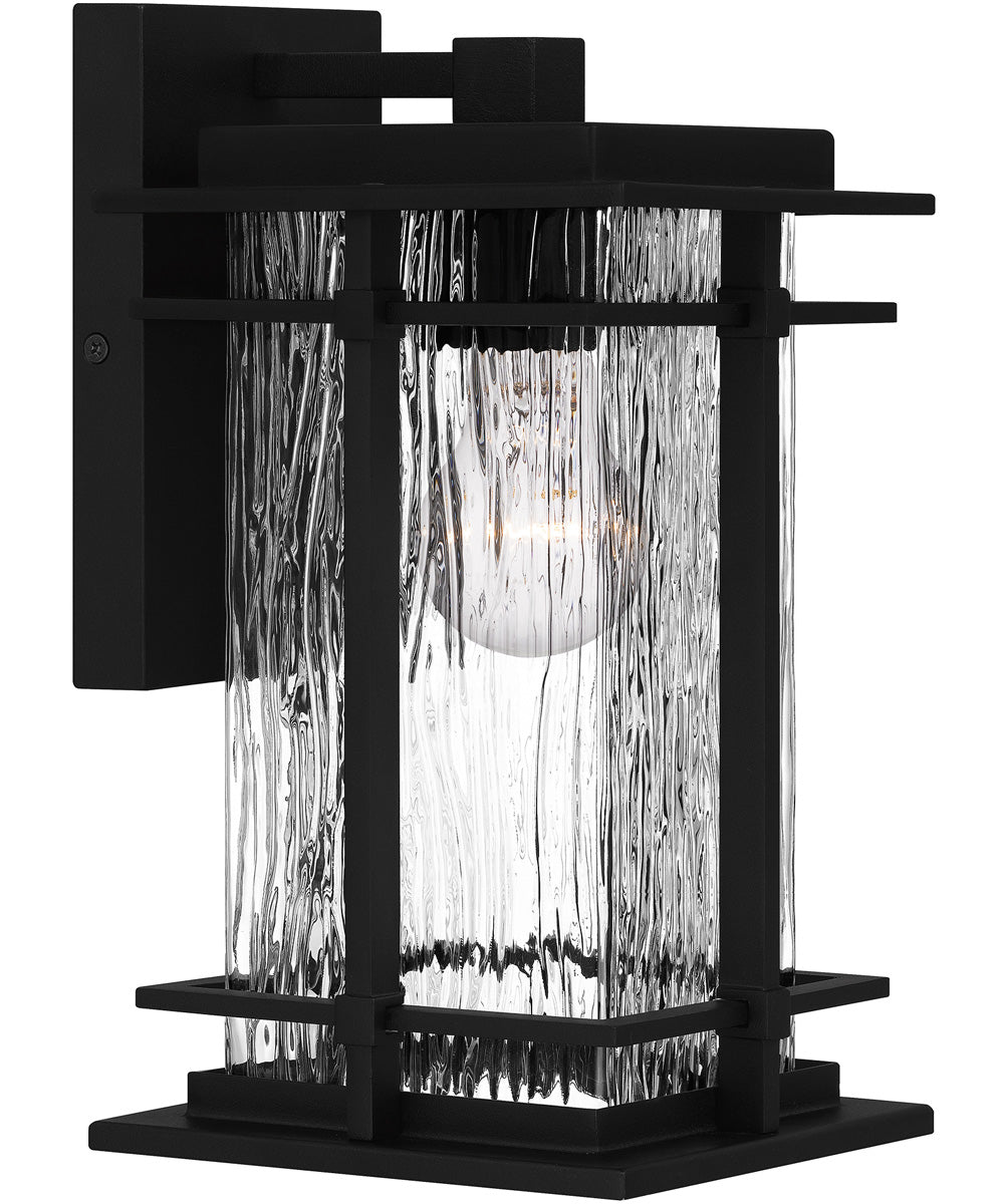 McAlister Medium 1-light Outdoor Wall Light  Coastal Armour Aluminum Earth Black