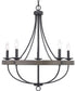 Gulliver 5-Light Coastal Chandelier Light Graphite