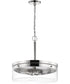 Intersection 3-Light Pendant Polished Nickel