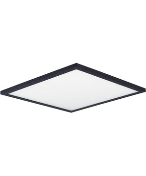 Wafer 15 inch SQ LED Surface Mount 3000K Black