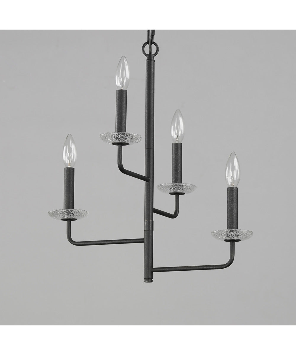 Madeira 4-Light Chandelier Anthracite