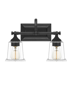 Nicholas Medium 2-light Bath Light Earth Black
